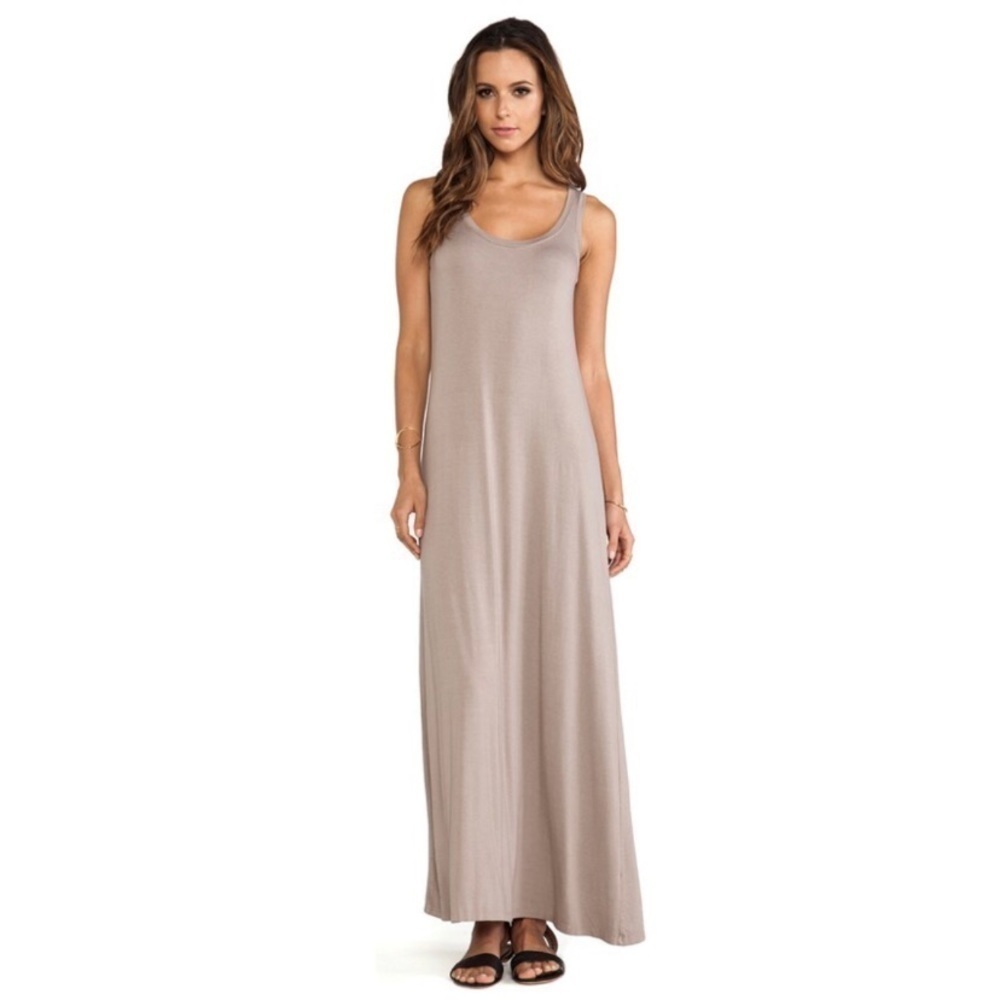 Alexander Wang Jersey Knit Stretch Pullover Maxi Dress